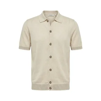 PESERICO Linen and Cotton Shirt - male - Peserico - Polo Shirts - Brown - M - Tops