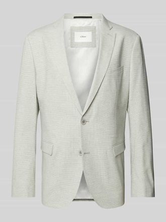 s.Oliver Black Label Leinensakko mit Reverskragen Modell PURE in Lind, Gr&ouml;&szlig;e 46