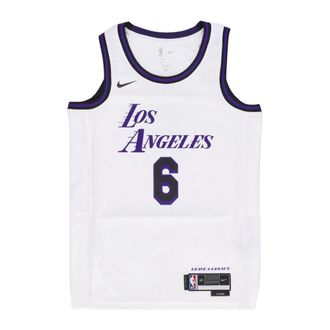Nike Sportswear, male, White, Size: XL City Edition Basketball Tank Top