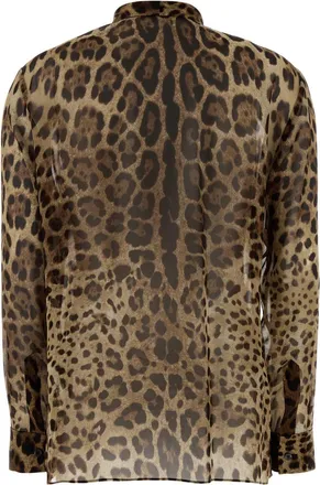 Dolce & Gabbana Leo New Exterior: Silk Elastane Camicie Shirt