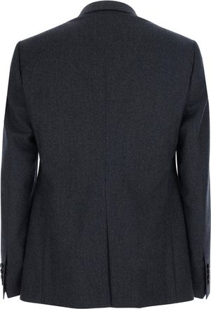 Dolce & Gabbana Mens Jacket Wool-Blend Grey Blazers