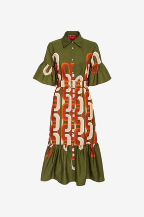 La DoubleJ Midilanges Popeline-Hemdkleid Choux Prometheus