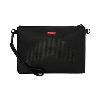 Sprayground Sprayground - Disappearing Shark Crossover Clutch - unisex - Tassen - Zwart - Maat: ONE Size
