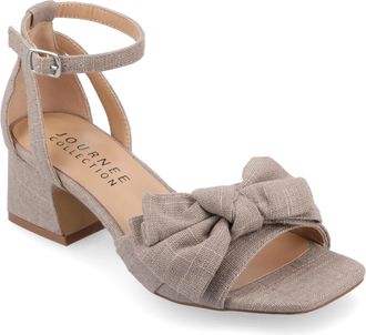 Journee Collection Women & apos;s Zevi Medium and Wide Width Dress Sandals