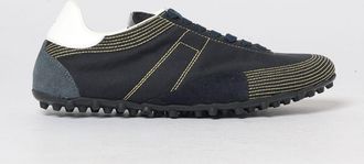 Maison Margiela Sneakers Sprinters bicolore in pelle e twill con suola dentellata