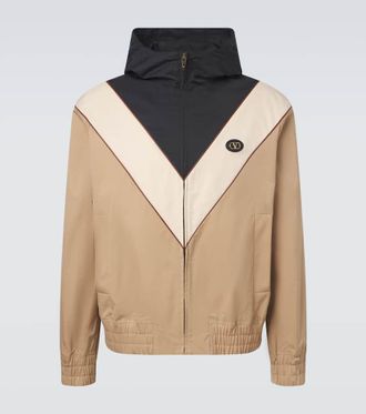 Valentino Chaqueta a rayas con VLogo