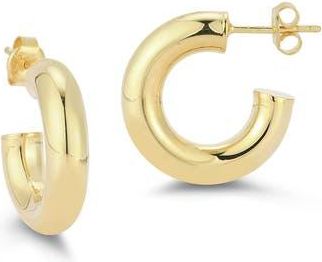 Glaze Jewelry Tube Huggie Hoop Earrings in Gold at Nordstrom Rack