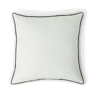 Febronie Coj&iacute;n lino 50x50blanco / negro