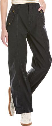 Frame Denim Utility Washed Black Barrel Jean