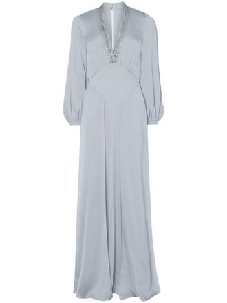 Temperley London Nina maxi dress - Grey