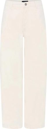 C.Ro Wide Broeken - Dames - Wijde Broeken - Beige - 2XL - Broeken