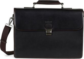 Howard London Klassieke Aktetas - Heren - Laptoptassen - Bruin - ONE Size - Leer - Tassen