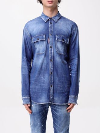 Dsquared2 Camicia Dsquared2 in denim di cotone