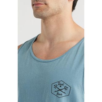 Dark Seas Bloom Tank in Ice Blue at Nordstrom, Size Medium