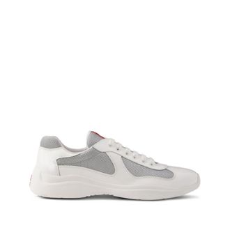 Prada Americas Cup Mesh-panelled Sneakers
