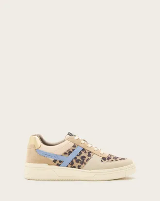 AllSaints Vix Low Top Round Toe Suede Sneakers