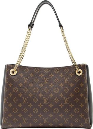 Louis Vuitton Black Monogram Canvas Surene Mm (Authentic Pre-Loved)