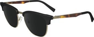 Ferragamo Dark Grey Square Mens Eyeglasses SF307S 011 53