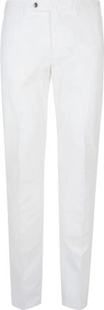Pantaloni Torino Delave Stretch Broek - Heren - Chinos - Wit - M - Broeken