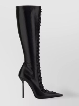 Le Silla colette knee length pointed toe stiletto boots