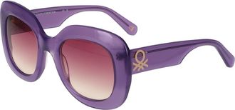 Benetton 5067 764 Womens Sunglasses Purple Size 51