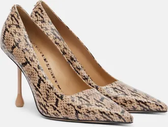Jimmy Choo London Ixia snake-effect leather pumps