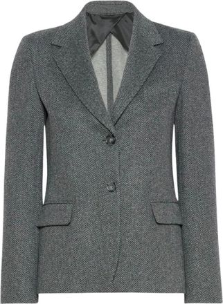 Max Mara Blazer Feroce - Jackets - Mujer - Gris - XS