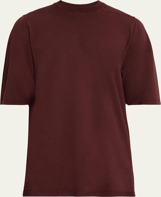 DRKSHDW RICK OWENS Mens Cotton Jumbo Crewneck T-Shirt