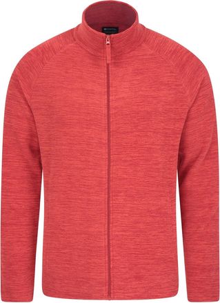 Mountain Warehouse Heren Snowdon II Full Zip Fleecejack (Donkerrood)