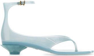 Chlo&eacute; Light Blue Transparent Heels
