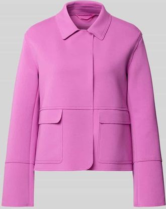 White Label Blazer mit Kentkragen und aufgesetzten Pattentaschen in Pink, Gr&ouml;&szlig;e 34