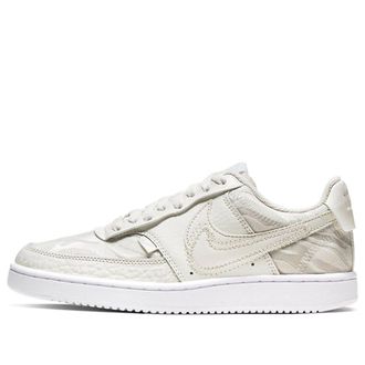 Nike (WMNS) Nike Court Vision Low Premium Stacked Swoosh - Sail CI7599-100