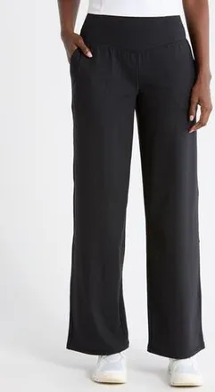Yogalicious Lux Ventura Wide Waist Leggings in Black at Nordstrom Rack, Size X-Small