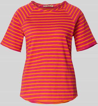 Smith & Soul T-Shirt mit Rundhalsausschnitt und Rollsaum in Orange, Gr&ouml;&szlig;e XXL