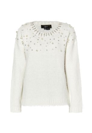 Faina Gebreide trui Dames wit