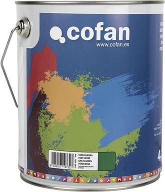 cofan Esmalte Sint&eacute;tico (4 L) Verde Hierba, Esmalte Sint&eacute;tico Al Disolvente Disponible En Una Amplia Gama De Colores Y Tonalidades Fabricado A Base De Resin