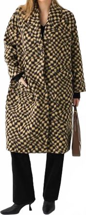 Hunter Bell Davis Coat In Checker
