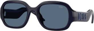 Diesel DL3023U 205380 Mens Sunglasses Blue Size 53