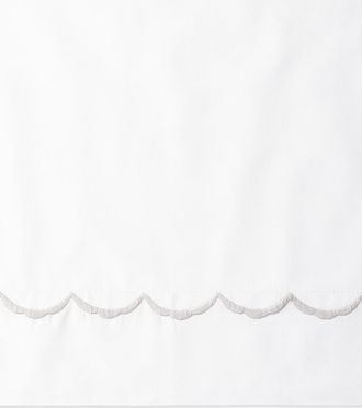 Matouk European Scallops Embroidered Sham