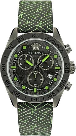 Versace Chronograaf Horloge - Heren - Horloges - Zwart - ONE Size - Accessoires