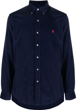 Polo Ralph Lauren Polo Pony motif shirt - men - Cotton - M - Blue