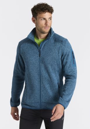 F.lli Campagnolo Strickfleecejacke CMP MAN JACKET, Herren, Gr. 46, petroleum, li, Strick, Obermaterial: 100% Polyester, eingefasste Kante, Jacken Strickfleecejacke, at