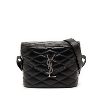 Saint Laurent Pre-owned Saint Laurent Quilted Lambskin Monogram June Box Bag Unisex DBIX4AFMYKGHTG9T