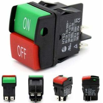 OEM Interruptor Pulsador Kodu Hy52 Para Equipos Mec&aacute;nicos - 1 Unidad -crezuo