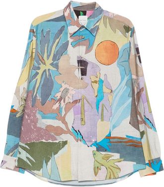 Paul Smith Mens Printed Shirt