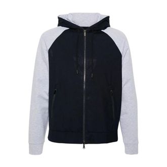 Paul & Shark Hoodies & sweatvesten, Heren, Blauw, M, Katoen, Giubbotto Zip-through Sweatshirt