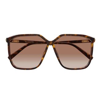 Valentino Sunglasses Vg0025 S 002 Brown/Orange Women
