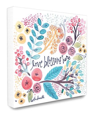 Stupell Industries Floral Love Blossoms Here