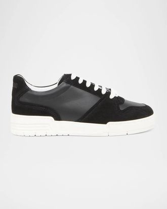 Moschino Leather Low-Top Sneakers