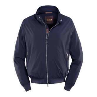 Moorer Bomber Jackets, male, Blue, Size: 4XL Alberti-KN Bomber